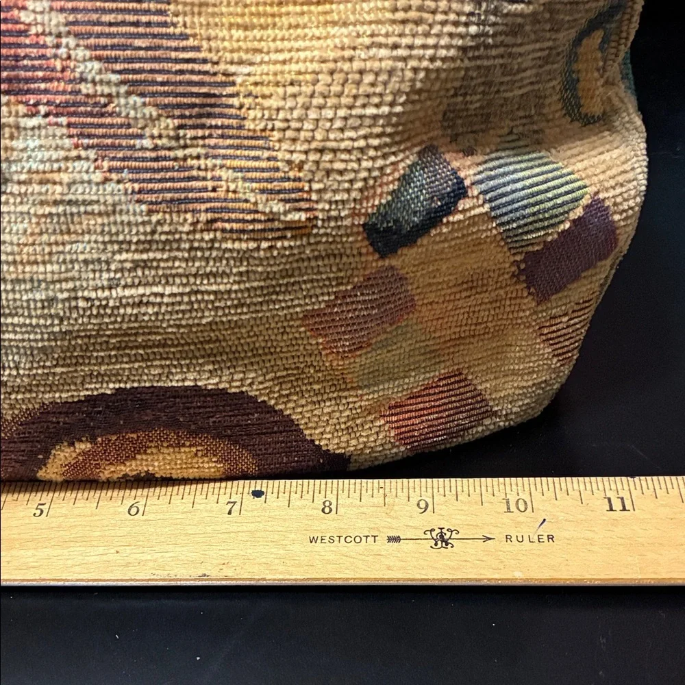 Multicolor Patterned vintage Women's shoulder carpet Bag
